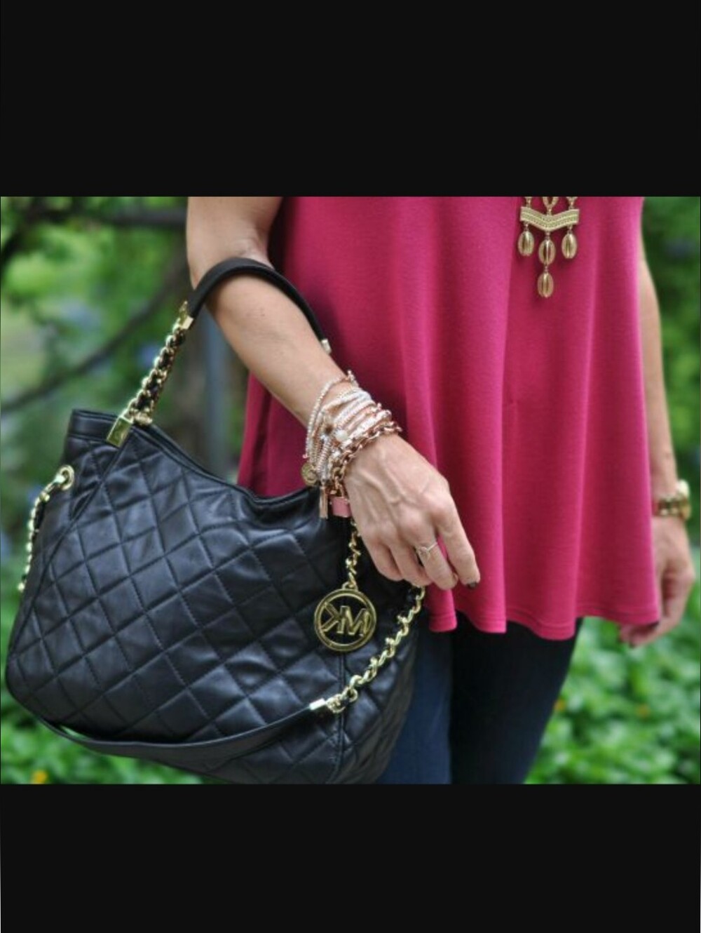 💥Sale💥Michael Kors Quilted Susannah Medium Leather Shoulder Tote